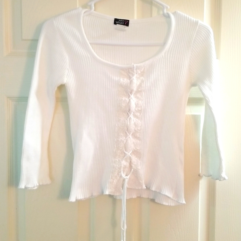 🏖🌞VINTAGE WHITE TOP🌞🏖